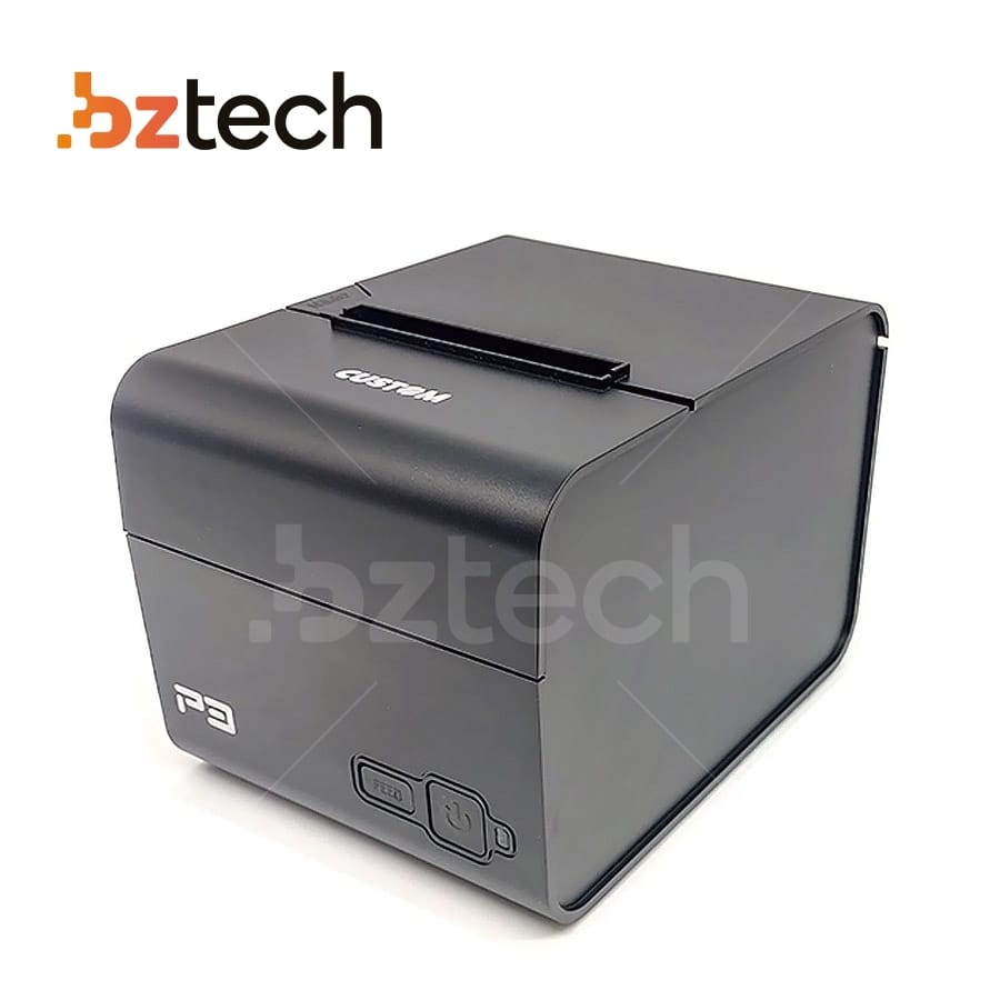 Impressora Não Fiscal Custom P3 com Guilhotina - USB, Serial e Ethernet