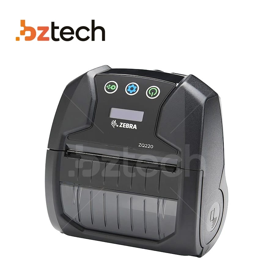 Impressora De Etiquetas Portátil Zebra Zq220 Plus 203dpi Bluetooth Bz Tech 0049