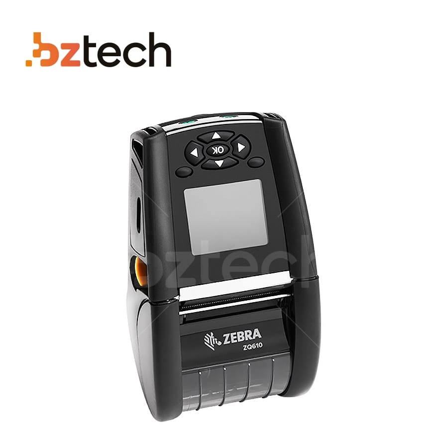 Impressora De Etiquetas Portátil Zebra Zq610 Plus 203dpi Bluetooth Bz Tech 2889